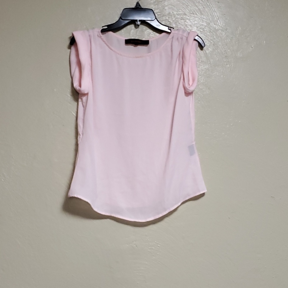 Hal Rubenstein Pink Polyester Blouse - image 1